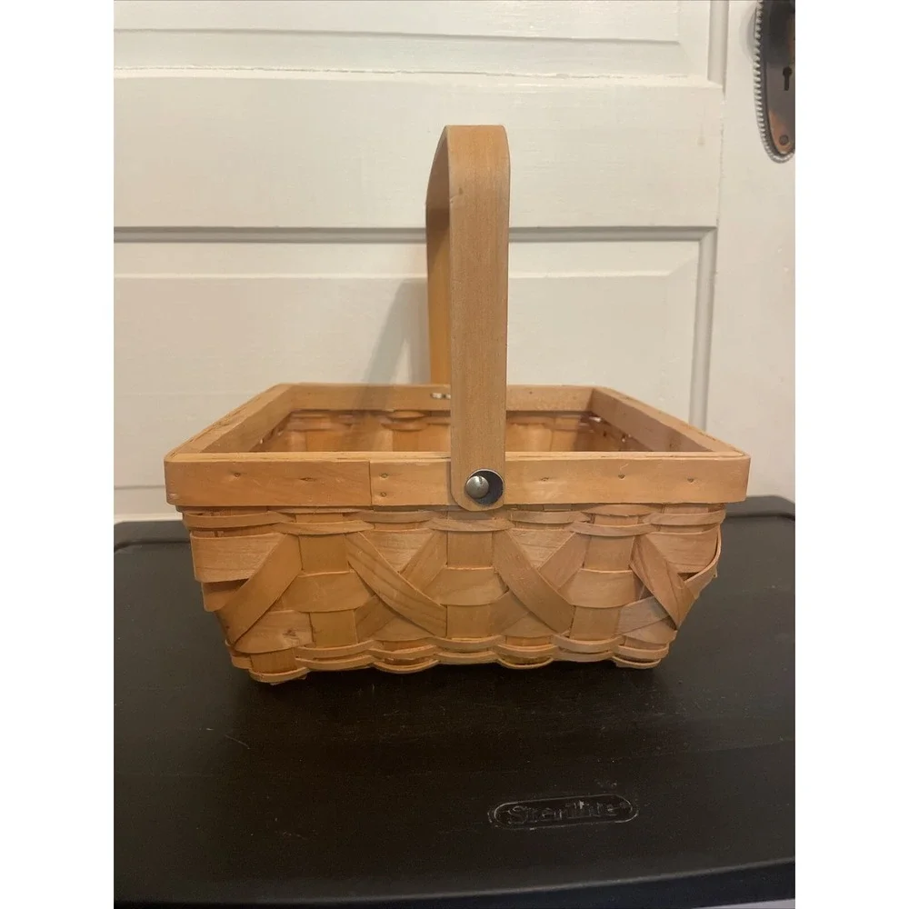 Woven Maple Wood Basket 10